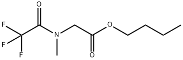 N-Methyl-N-(trifluoroacetyl)glycine butyl ester 구조식 이미지