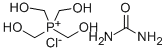 Tetrakis(히드록시메틸)포스포늄클로라이드요소중합체 구조식 이미지