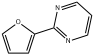 피리미딘,2-(2-푸라닐)-(9Cl) 구조식 이미지