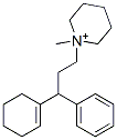 1-[3-(1-Cyclohexenyl)-3-phenylpropyl]-1-methylpiperidinium Structure