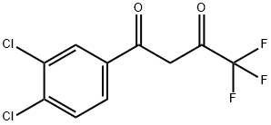 1-(3,4-DICHLORO-PHENYL)-4,4,4-TRIFLUORO-BUTANE-1,3-DIONE Structure