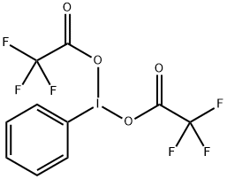 [Bis(trifluoroacetoxy)iodo]benzene 구조식 이미지