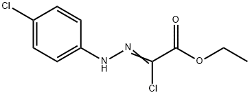 에틸(2E)-클로로[(4-클로로페닐)하이드라조노]아세트산 구조식 이미지