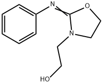 2-(페닐이미노)옥사졸리딘-3-에탄올 구조식 이미지