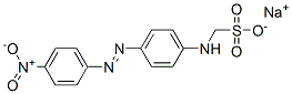 나트륨[4-[(4-니트로페닐)아조]아닐리노]메탄술포네이트 구조식 이미지