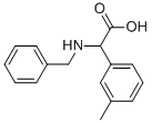 2-BENZYLAMINO-2-M-TOLYLACETIC ACID Structure