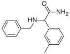 2-BENZYLAMINO-2-M-TOLYLACETAMIDE Structure