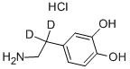 2-(3,4-DIHYDROXYPHENYL)ETHYL-2,2-D2-AMINE HCL Structure