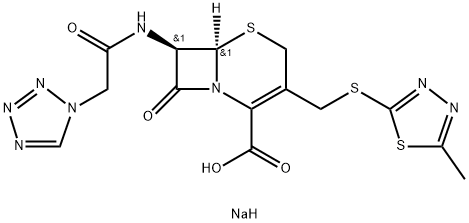 세프타졸린 나트륨 구조식 이미지