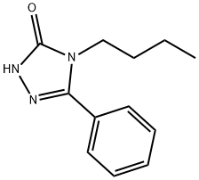 4-(But-1-yl)-2,4-dihydro-3-oxo-5-phenyl-3H-1,2,4-triazole, [4-(But-1-yl)-4,5-dihydro-5-oxo-1H-1,2,4-triazol-3-yl]benzene Structure