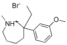3-ethylhexahydro-3-(3-methoxyphenyl)-1-methyl-1H-azepinium bromide 구조식 이미지