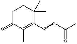 2,4,4-trimethyl-3-(3-oxo-1-butenyl)cyclohex-2-en-1-one Structure