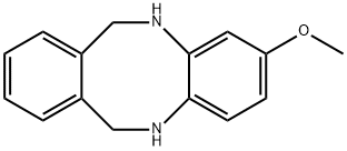 5,6,11,12-테트라히드로-2-메톡시디벤조[b,f][1,4]디아조신 구조식 이미지