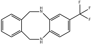 5,6,11,12-테트라하이드로-2-(트리플루오로메틸)디벤조[b,f][1,4]디아조신 구조식 이미지