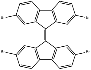 2,2',7,7'-TetrabroMo-9,9'-bifluorenylidene Structure