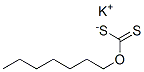 칼륨O-헵틸디티오카보네이트 구조식 이미지