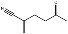 Hexanenitrile, 2-methylene-5-oxo- (9CI) Structure