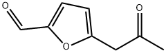 2-Furancarboxaldehyde, 5-(2-oxopropyl)- (9CI) Structure