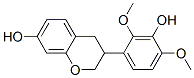 3,4-Dihydro-3-(3-hydroxy-2,4-dimethoxyphenyl)-2H-1-benzopyran-7-ol Structure