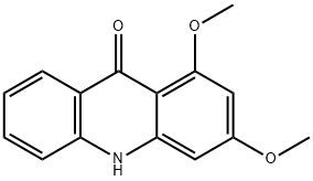 1,3-디메톡시아크리딘-9(10H)-온 구조식 이미지