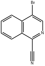 4-BROMO-ISOQUINOLINE-1-CARBONITRILE Structure