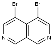 4,5-디브로모-2,7-나프티리딘 구조식 이미지