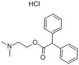 2-(Dimethylamino)ethyl diphenylacetate hydrochloride Structure