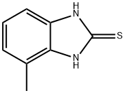 2H-Benzimidazole-2-thione,1,3-dihydro-4-methyl-(9CI) 구조식 이미지
