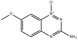 1,2,4-BENZOTRIAZIN-3-AMINE, 7-METHOXY-, 1-OXIDE Structure