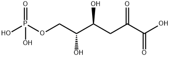 4,5-dihydroxy-2-oxo-6-phosphonooxy-hexanoic acid 구조식 이미지