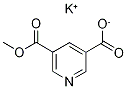 칼륨5-(메톡시카르보닐)니코티네이트 구조식 이미지