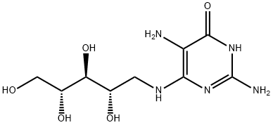 4-ribitylamino-2,5-diamino-6-hydroxypyrimidine Structure