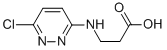 3-(6-CHLORO-PYRIDAZIN-3-YL-AMINO)-PROPIONIC ACID Structure