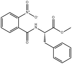 METHYL 2-[(2-NITROBENZOYL)AMINO]-3-PHENYLPROPANOATE Structure