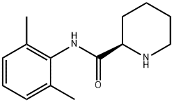 (2R)-N-(2,6-디메틸페닐)-2-피페리딘카르복사미드 구조식 이미지