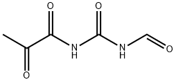 Propanamide, N-[(formylamino)carbonyl]-2-oxo- 구조식 이미지