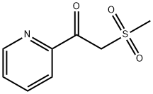 2-(METHYLSULFONYL)-1-PYRIDIN-2-YLETHANONE Structure