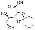 2 3-O-CYCLOHEXYLIDENE-D-RIBONIC ACID 구조식 이미지