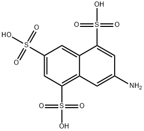 2-NAPHTHYLAMINE-4,6,8-TRISULFONIC ACID 구조식 이미지