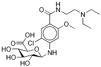메토클로프라미드N4-β-D-글루쿠로나이드 구조식 이미지