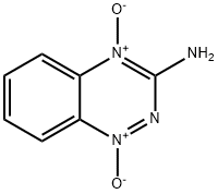 3-아미노-1,2,4-벤조트리아진-1,4-디옥사이드 구조식 이미지