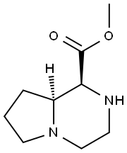 Pyrrolo[1,2-a]pyrazine-1-carboxylic acid, octahydro-, methyl ester, (1S,8aS)- (9CI) Structure