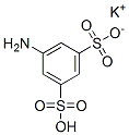 potassium hydrogen -5-aminobenzene-1,3-disulphonate Structure