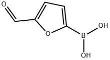2-Formylfuran-5-boronic acid 구조식 이미지