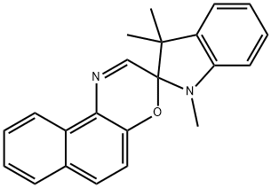 1,3,3-Trimethylindolinonaphthospirooxazine Structure
