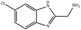 (6-CHLORO-1H-BENZO[D]IMIDAZOL-2-YL)METHANAMINE 구조식 이미지