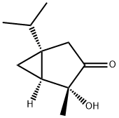 Bicyclo[3.1.0]hexan-3-one, 4-hydroxy-4-methyl-1-(1-methylethyl)-, (1S,4R,5S)- (9CI) 구조식 이미지