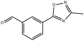 3-(3-methyl-1,2,4-oxadiazol-5-yl)benzaldehyde Structure