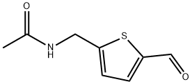 Acetamide,  N-[(5-formyl-2-thienyl)methyl]- Structure