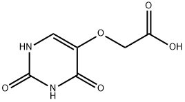 Acetic acid, 2-[(1,2,3,4-tetrahydro-2,4-dioxo-5-pyrimidinyl)oxy]- Structure